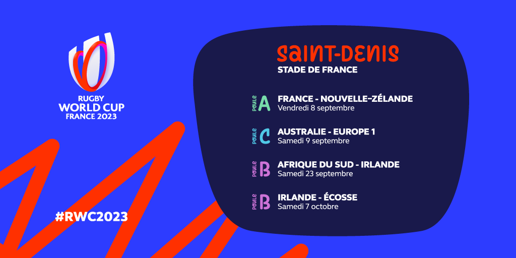 Coupe De France 2023 Coupe du monde 2023 : France – Nouvelle-Zélande en ouverture au Stade