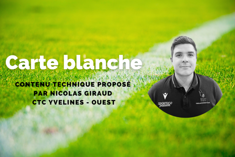 Illustration de Carte blanche n°31 avec Nicolas Giraud, CTC du Bassin Yvelines Ouest, sur l’organisation des écoles de rugby